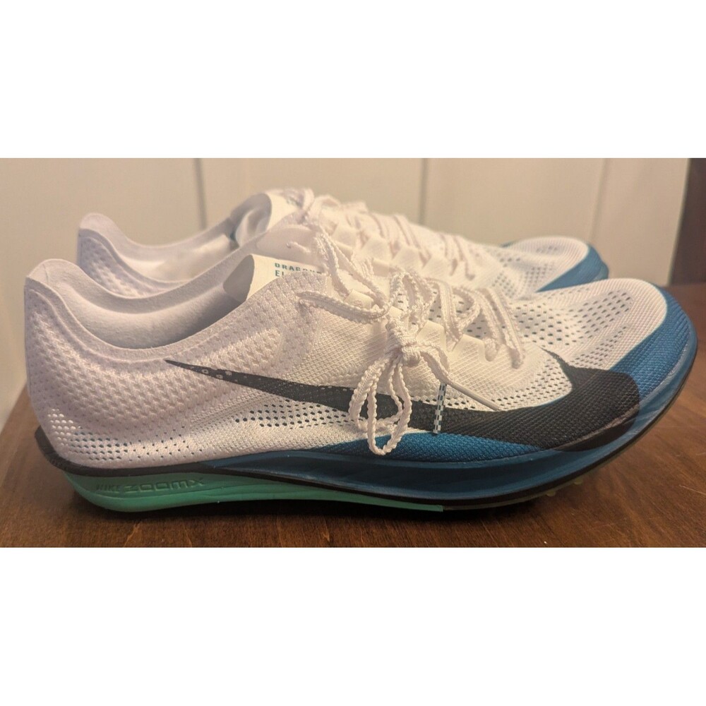 Nike Zoom Dragonfly 2 Elite Track Spikes White Black Spruce FZ9315 102 Men 11